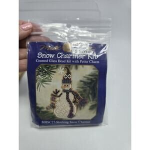 Mill Hill Beaded Cross Stitch Kit ~ Stocking Snow Charmer ~ MHSC27